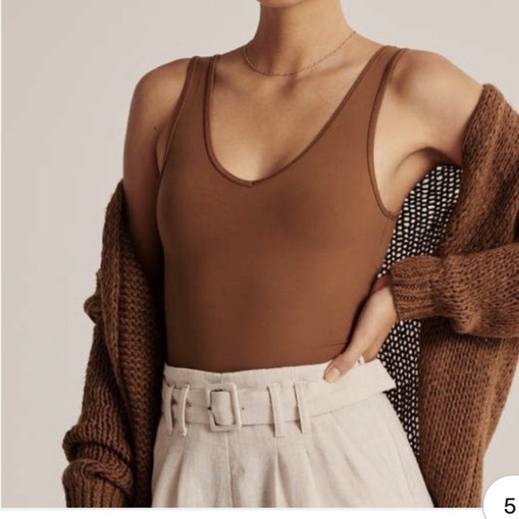 Abercrombie & Fitch Soft A&F Collection| Brown Bodysuit-xl - Picture 1 of 8